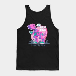 Love Machine T-Rex - Dinosaur Tank Top